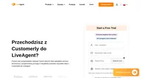 Chcesz przenieść swoje dane z Customerly do innego rozwiązania? Sprawdź zalety LiveAgent. Rozpocznij bezpłatny okres próbny już dziś.