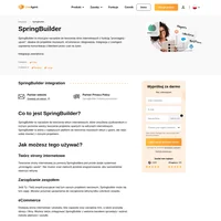 Integracja SpringBuilder z LiveAgent pozwala użytkownikom przyspieszyć komunikację z klientami dzięki świetnemu systemowi obsługi zgłoszeń i szybkiemu czatowi na żywo.