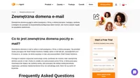Zewnętrzna domena e-mail to adres e-mail powiązany z firmą, w której pracujesz. Skontaktuj się z nami po więcej.