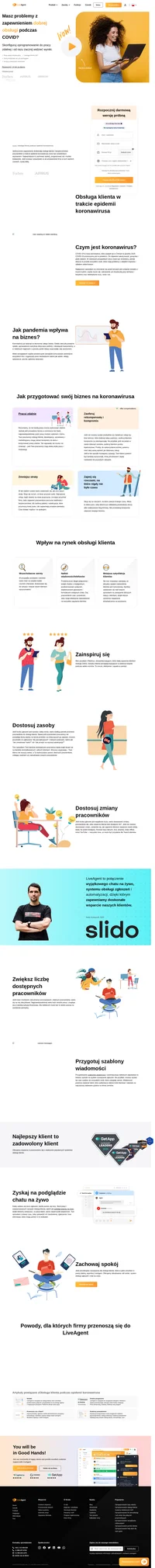 Podczas epidemii koronawirusa zapewnij swoim klientom doskonałą obsługę, a pracownikom bezpieczeństwo. Wykorzystaj rozwiązania obsługi klienta do wsparcia pracy zdalnej.