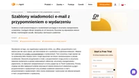 Czasami klienci mogą zapomnieć o wydarzeniu, na które się zapisali. Daj im znać, korzystając z naszych bezpłatnych szablonów wiadomości e-mail z przypomnieniem o wydarzeniach.