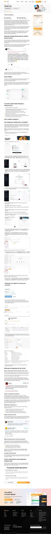 Tweetuj, komentuj i dbaj o swoich klientów poprzez LiveAgent dzięki integracji z Twitterem, która bezproblemowo przenosi całą komunikację do pulpitu nawigacyjnego.