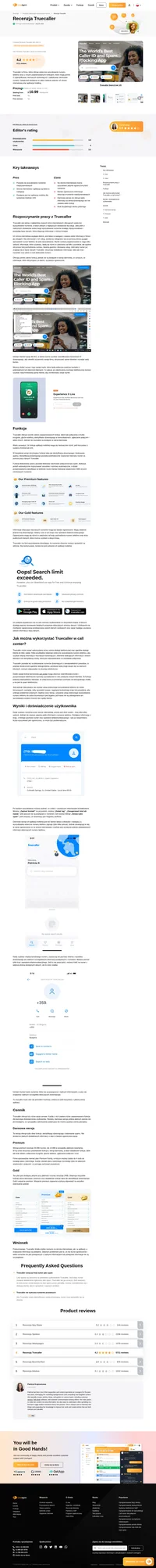 Chcesz dowiedzieć się więcej o Truecaller? Zapoznaj się z naszym artykułem, żeby przekonać się, jak działa i jak poradził sobie w naszych testach.