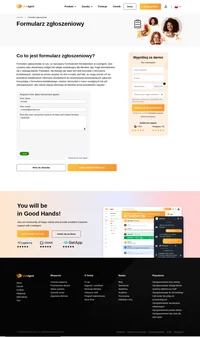 Formularz zgłoszenia to coś, co nazywamy formularzem kontaktowym w Liveagent. Jest używany jako wbudowany widżet lub wyskakujący widżet dla klientów.