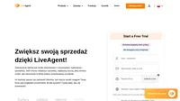 LiveAgent łączy w sobie doskonały czat na żywo, system ticketowy i automatyzację, aby zapewnić wyjątkowe wsparcie. Zwiększ swoją sprzedaż dzięki LiveAgent już dziś.