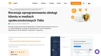 Zastanawiasz się nad wybraniem Tidio dla wparcia klienta w mediach społecznościowych? Przeczytaj naszą recenzję i zobacz, jak poradziło sobie w naszych ogólnych testach.