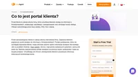 Portal samoobsługowy klienta to sekcja witryny internetowej firmy, która zapewnia klientom pojedynczy punkt dostępu do informacji o firmie/produktach.