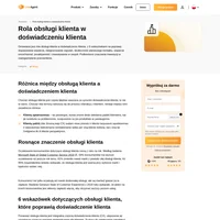 Ponieważ obsługa klienta jest integralną częścią doświadczenie klienta, ulepszenie jej poprawia jakość wsparcia Twoich klientów, ich lojalność i Twój zysk.