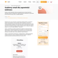 Skorzystaj z naszych angażujących szablonów e-maili, które pozwolą zmaksymalizować frekwencję i rejestrację na Twoim webinarze.