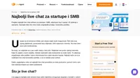 Izazov je odlučiti se za najbolji live chat softver. Uronite i izaberite između 20 najboljih live chat softvera za startupe i SMB.