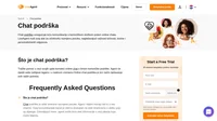 Chat podrška se pruža putem live chat softvera. LiveAgent pruža online chat podršku za svoje klijente. Predstavnik korisničke podrške je uvijek spreman pomoći.