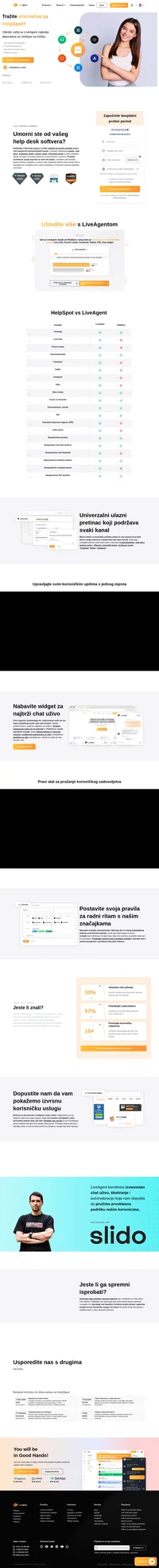 LiveAgent je savršena alternativa za HelpSpot. Upoznajte se s našim nevjerojatnim višekanalnim sustavom tiketiranja i započnite svoj besplatni probni period.
