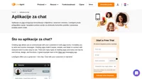 Aplikacije za chat omogućuju vam komunikaciju s korisnikom u stvarnom vremenu. Alat za chat uživo možete pronaći kao jednu od 175 značajki također u službi za pomoć LiveAgent.