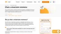 Poboljšajte korisničko iskustvo ubacivanjem jednostavnog gumba za chat uživo na vašu web stranicu. Pogledajte sve funkcije i pogodnosti koje nudi Chat uživo.