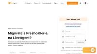 LiveAgent trenutno nudi dodatak za prebacivanje s Freshcaller-a koji će vam pomoći da uvezete svoje tikete. Besplatno prebacite svoje podatke već danas.