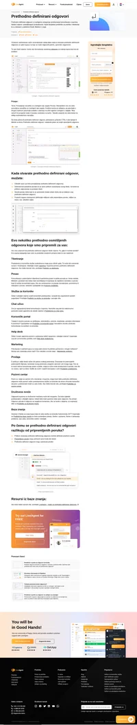 Ako želite izbjeći tipkanje istog odgovora na ponavljajući problem, iskoristite prethodno definirane odgovore. Izradite vlastite i koristite ih kad god vam zatrebaju.