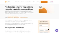 Sačuvajte naše predloške za odgovor na pozitivnu recenziju na društvenim porukama kao standardne poruke i odgovorite na pozitivne povratne informacije sa samopouzdanjem.