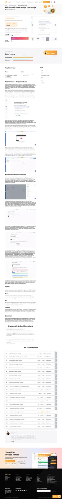 LiveAgent pruža preko 175 funkcionalnosti i 40 integracija po odličnoj cijeni. Provjerite zašto biste trebali prebaciti se s HelpCrunch na LiveAgent.