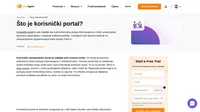 Korisnički portal za samoposluživanje je odjeljak web stranice tvrtke koji korisnicima pruža jedinstvenu točku pristupa informacijama o tvrtki/proizvodu.