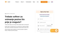 Softver za snimanje poziva usluge LiveAgent-a može pohraniti neograničen broj snimki poziva. Pristupite im u bilo koje vrijeme u pravne svrhe ili u svrhu osiguranja kvalitete.