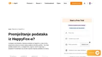 LiveAgent nudi besplatnu migraciju podataka sa HappyFox-a, koju u potpunosti izvršava naše osoblje za tehničku podršku. Migrirajte svoje podatke iz HappyFox-a već danas.