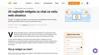 Otkrijte najbolji widget za chat za svoj web. Top 25 rješenja u usporedbi s funkcionalnošću, dizajnom, cijenama i naprednim prilagođavanjem.