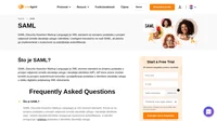 Saml je xml otvoreni standard za izmjenu podataka o provjeri valjanosti između davatelja usluga i davatelja identiteta (idp).