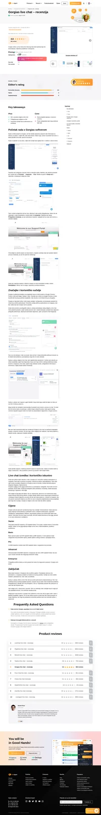 Tražite alternativu za Gorgias? Ne tražite dalje i isprobajte LiveAgent za podršku vašim klijentima. Besplatan 14-dnevni probni period uključen.