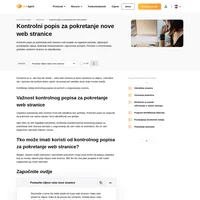 Naš kontrolni popis za pokretanje web stranice će vam pomoći minimizirati greške i pripremiti vašu novu stranicu za objavljivanje. Ultimativni vodič za sve točke.