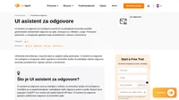 Poboljšajte svoju korisničku podršku pomoću LiveAgent-ovog UI asistenta za odgovore - to je značajka umjetne inteligencije (AI) koja pomaže vašim agentima iz odjela podrške i prodaje.