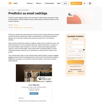 Označite ovu stranicu i spremite sve predloške za emailove o sadržaju na jedno mjesto, uključujući predloške za webinar pozivnice, must-read mailove i novosti.