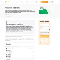 Podaci o pozivima ili CDR su zapisi o klijentima kompanije. Oni sadrže određene informacije o svakom pozivu softvera za pozivni centar.