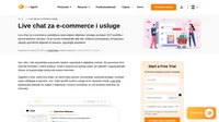 Vodite svoje moguće i trenutne klijente kroz sales funnel vaše e-trgovine koristeći live chat softver od LiveAgent-a.