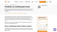 Predložak za verifikacijski email se šalje korisniku nakon što je on izvršio određenu akciju. Inspirirajte se i postanite bolji uz naše besplatne predloške.