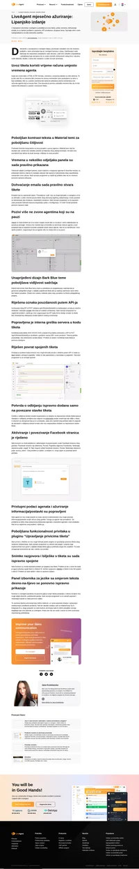 Istražite LiveAgent-ova lipanjska poboljšanja gdje opisujemo sve nedavne nadogradnje dizajnirane za povećanje učinkovitosti vaše korisničke službe.