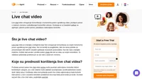 Live chat video je značajka liveagenta koja Vam omogućuje komunikaciju sa Vašim korisnicima putem ugrađenog live chat videa.