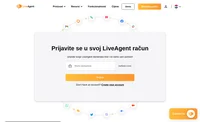 Prijavite se u svoj LiveAgent na ovoj stranici. Prvo, napišite naziv kompanije i nastavite s korisničkim imenom i lozinkom za uspješnu prijavu.