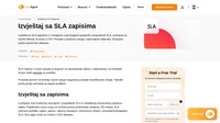 LiveAgent nudi evidenciju ispunjenih i propuštenih SLA iz određenog vremenskog raspona i odjela. Pojedinačni unosi mogu se sortirati prema raznim filtrima.