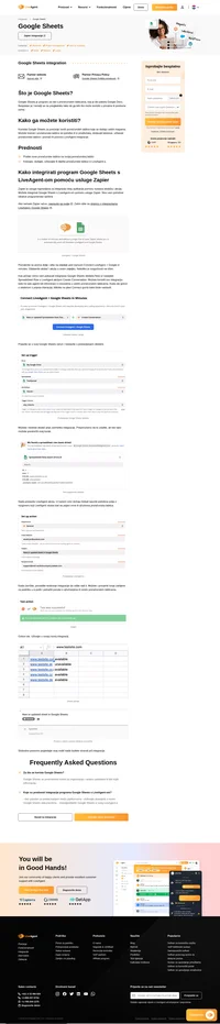 Kreirajte, uređujte i dijelite Google sheet dokumente iz LiveAgent-a. Jednostavno integrirajte Google sheets pomoću usluge Zapier i odmah steknite prednosti.