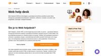 Web help desk, skraćeno WHD, je tehnologija koja pruža službu za pomoć - upravljanje tiketama. Omogućuje korisnicima olakšano upravljanje korisničkom službom
