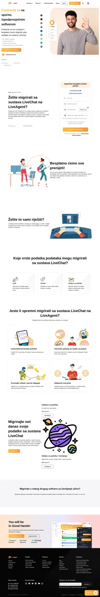 Želite migrirati sa sustava LiveChat na LiveAgent? Pridružite se kompanijama kao što su Huawei, BMW, Yamaha i O2 u pružanju podrške svjetske razine.