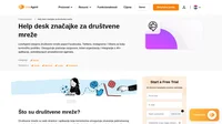 LiveAgent nudi help desk za društvene mreže. Unaprijedite svoju uslugu Instagram, Facebook, Twitter i Viber integracijama u LiveAgent.