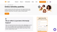 Online tehnička podrška je pomoć koja se pruža korisnicima na mreži (putem interneta). Može se pružiti različitim kanalima; Chat, e-pošta itd.