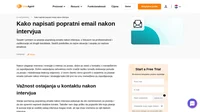 Je li vaš intervju prošao dobro? Odlično! Što je iduće? Saznajte kako ostaviti dobar dojam s našim predlošcima za popratni email nakon intervjua.
