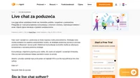 Učinite vaše komunikacije pothvatom bez rizika i izaberite moćan komunikacijski alat za vaš poduzetnički pothvat - live chat od LiveAgent-a.