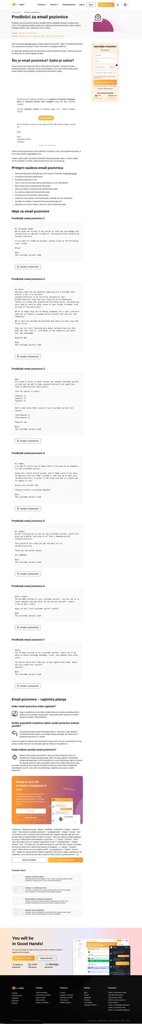 Iskoristite naše predloške za email pozivnice za korisnički portal kako bi obavijestili vaše klijente o postojanju vašeg portala i prednostima pridruživanja portalu.