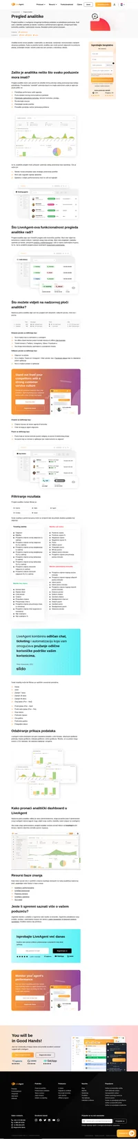 Iskoristite holistički pregled napora svoje korisničke podrške pomoću naše značajke nadzorne ploče s pregledom analitike u LiveAgentu i odmah poboljšajte svoje poslovanje.