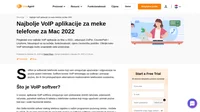 Saznajte koje su aplikacije VoIP softfona najbolje za korisnike Mac računala u 2022. Mi nudimo i besplatni softver i softver za mobilne telefone.