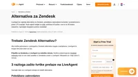 Liveagent je najrecenziraniji i najbolje ocijenjeni help desk softver, pa mislimo da je savršena alternativa za Zendesk. Liveagent je preveden na 43 različita jezika (neki su djelomično prevedeni) i podržava widgete prilagodljive jeziku.