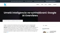 Google AI Overviews (AIO) predstavujú významný posun v spôsobe, akým Google zobrazuje výsledky vyhľadávania. Táto funkcia využíva umelú inteligenciu na generovanie súhrnných odpovedí na dopyty používateľov, čím im poskytuje rýchly a komplexný prehľad o danej téme. AIO sa typicky zobrazuje na poprednom mieste vo výsledkoch vyhľadávania, často v hornej časti, a môže